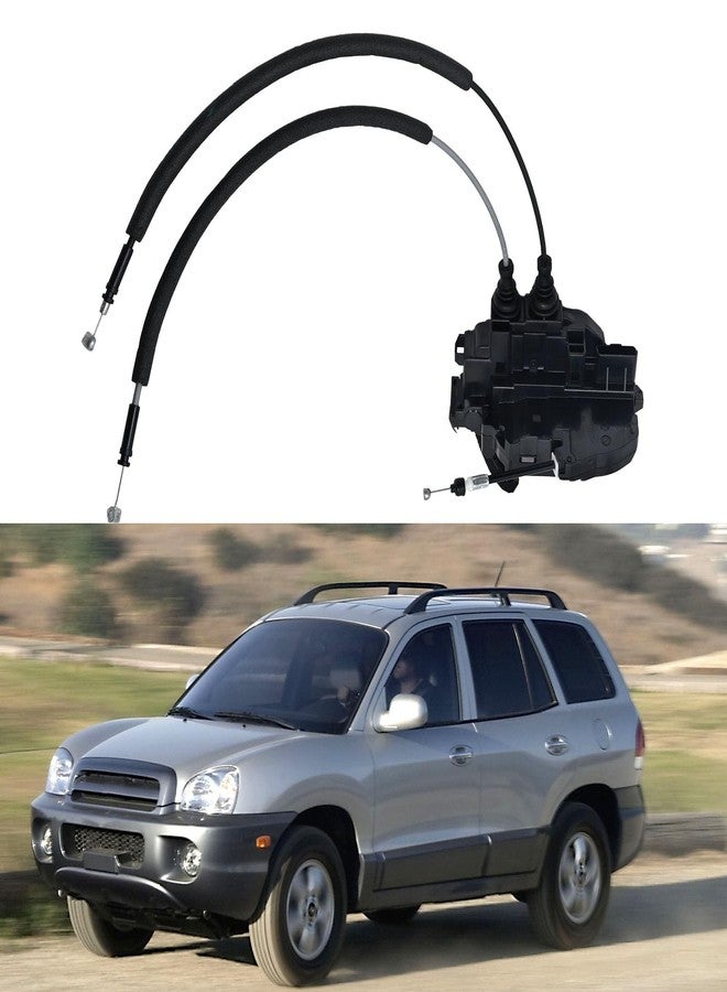 DUZFOREI محرك قفل مزلاج الباب الأمامي الأيمن من دوزفوري، جهة الراكب، رقم القطعة 81320-2B010، بديل لمحرك قفل باب هيونداي سانتا في موديلات 2007 و2008 و2009، بديل للرقم 813202B010 - Image 3